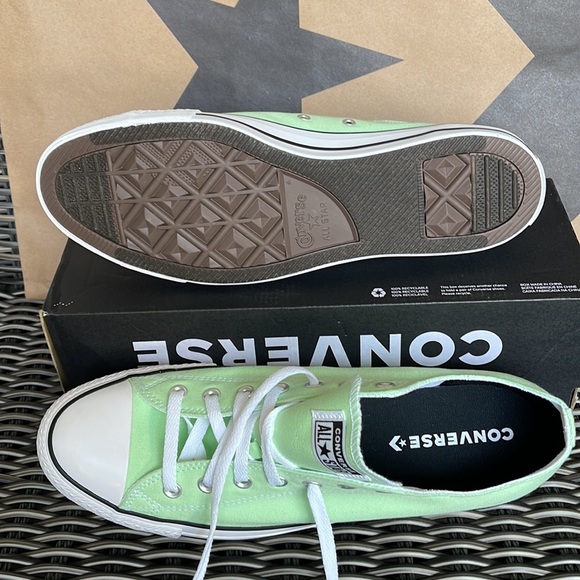 Converse CTAS OX VAPOR GREEN/WHITE/ MENS - Picture 4 of 16